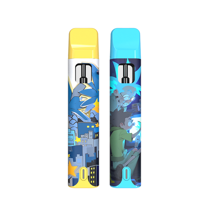 Disposable Cbd/thc Vape With 2 Flavors in One