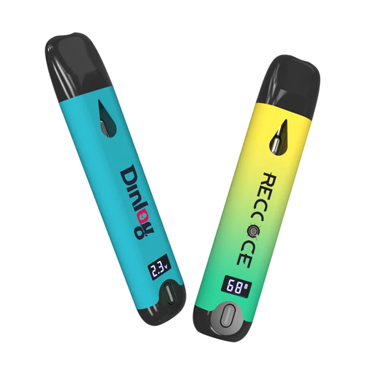 GZ-20A-T With Screen 2ml Empty Device Pod Vape Starter Kits Rechargeable 350mAh Battery Disposable Vape Pen